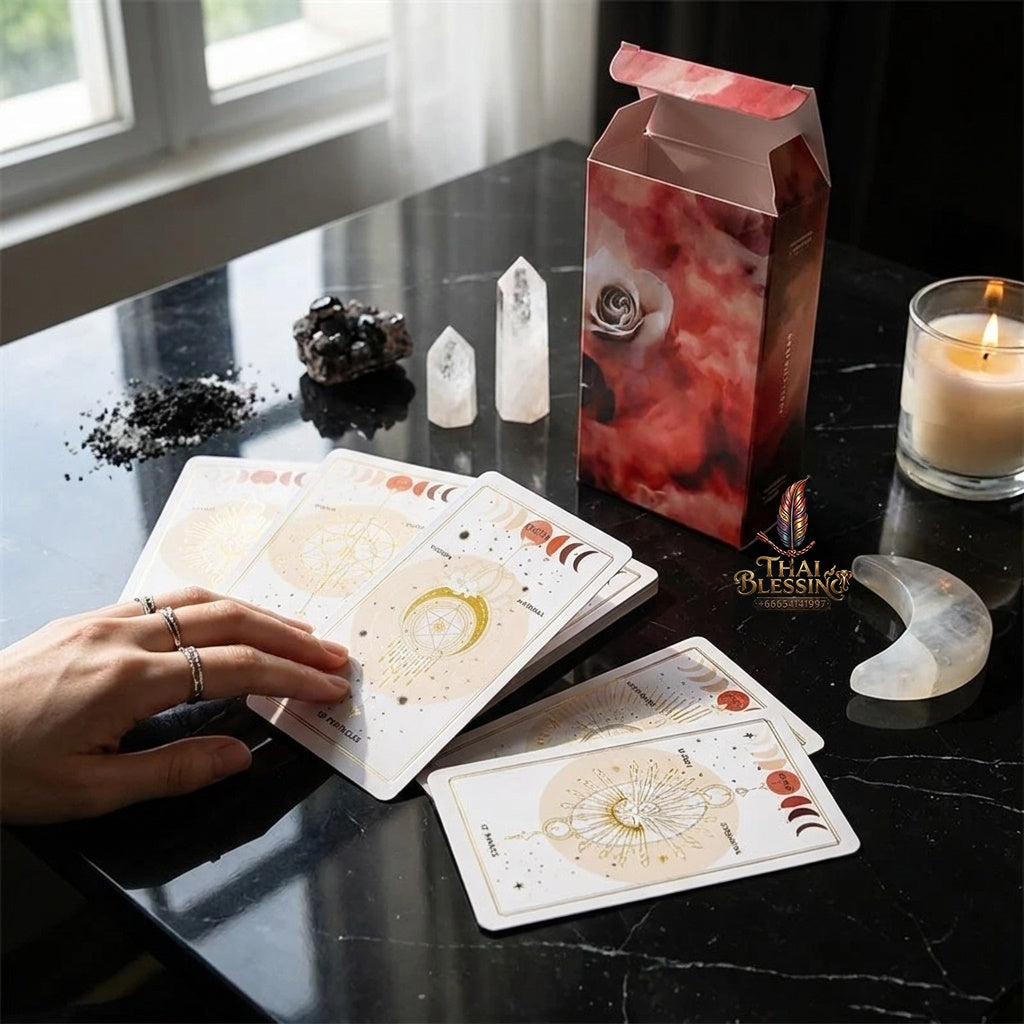 ✨ The Art of Tarot Deck with Paper Guidebook - 12x7cm English Version Divination Cards Game for Spiritual Guidance and Artistic Soul Exploration