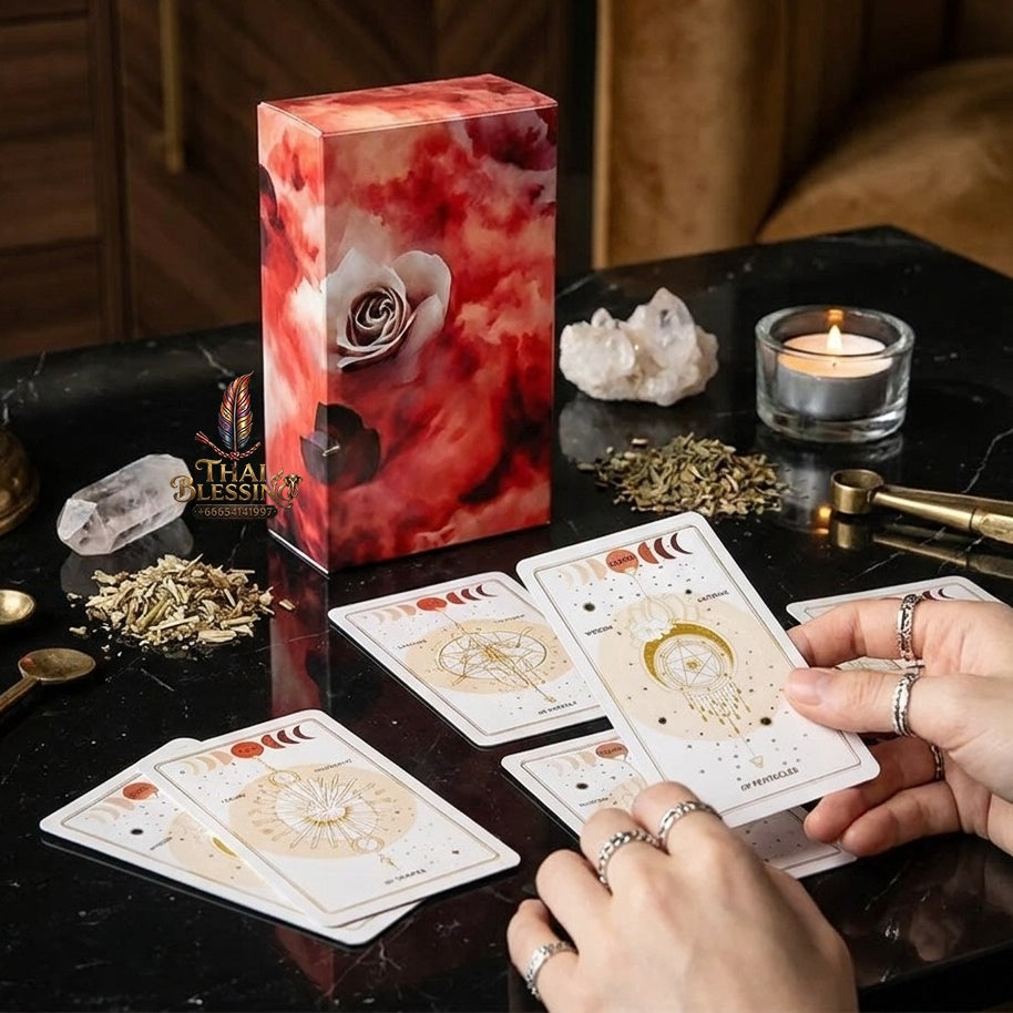 ✨ The Art of Tarot Deck with Paper Guidebook - 12x7cm English Version Divination Cards Game for Spiritual Guidance and Artistic Soul Exploration