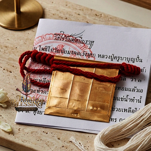 ✨ "Yan Neeb Rahu" (Rahu-Clamping Yant Talisman) - B.E. 2562 (2019) by Phra Achan Apiwat, Wat Thung Phong: The Supreme Northern Lanna Masterpiece of Rahu Eclipse Reversal, Fate Correction, and Absolute Magnetism!