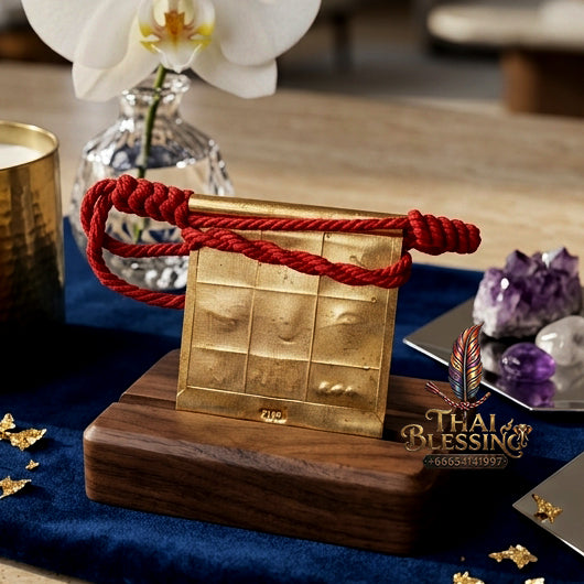 ✨ "Yan Neeb Rahu" (Rahu-Clamping Yant Talisman) - B.E. 2562 (2019) by Phra Achan Apiwat, Wat Thung Phong: The Supreme Northern Lanna Masterpiece of Rahu Eclipse Reversal, Fate Correction, and Absolute Magnetism!