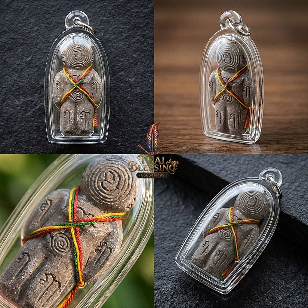 💥 IMPENETRABLE GUARDIAN MAGNET! Hun Payont Maha Phut Powder Guardian Effigy for Ultimate Protection, Abundant Wealth, and Curio Collectible Heritage