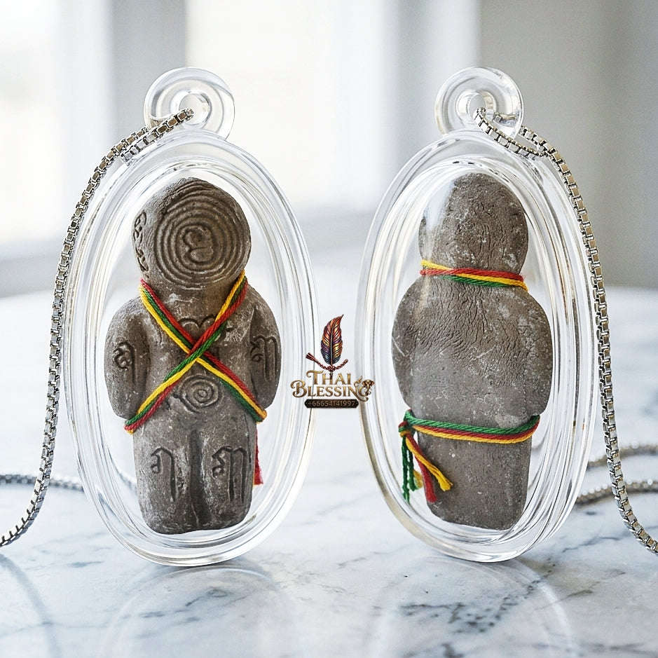 💥 IMPENETRABLE GUARDIAN MAGNET! Hun Payont Maha Phut Powder Guardian Effigy for Ultimate Protection, Abundant Wealth, and Curio Collectible Heritage