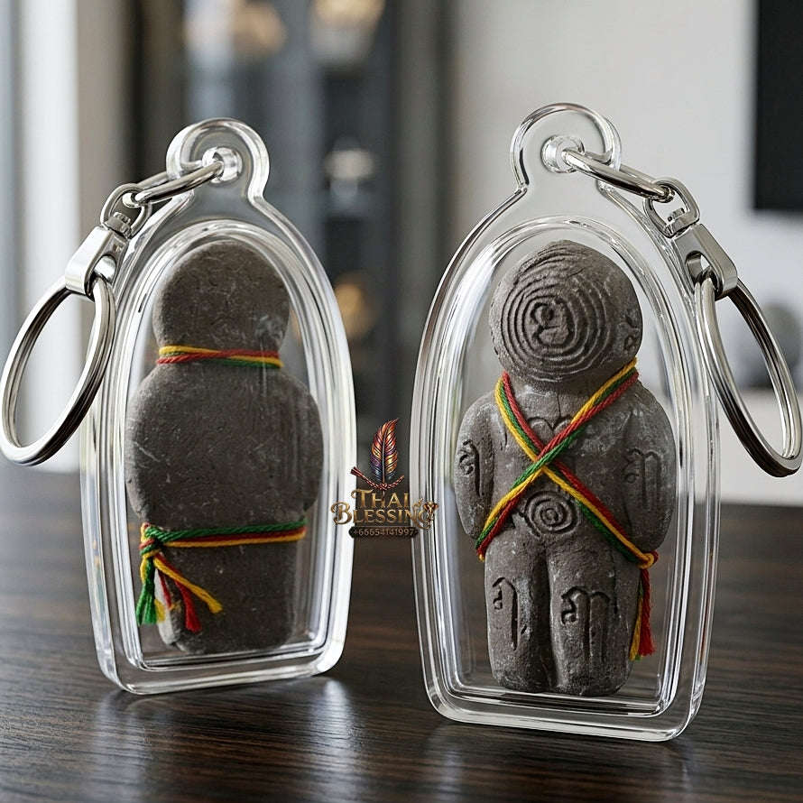 💥 IMPENETRABLE GUARDIAN MAGNET! Hun Payont Maha Phut Powder Guardian Effigy for Ultimate Protection, Abundant Wealth, and Curio Collectible Heritage