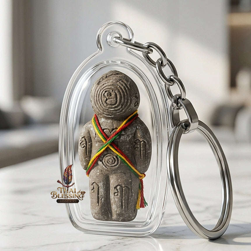 💥 IMPENETRABLE GUARDIAN MAGNET! Hun Payont Maha Phut Powder Guardian Effigy for Ultimate Protection, Abundant Wealth, and Curio Collectible Heritage