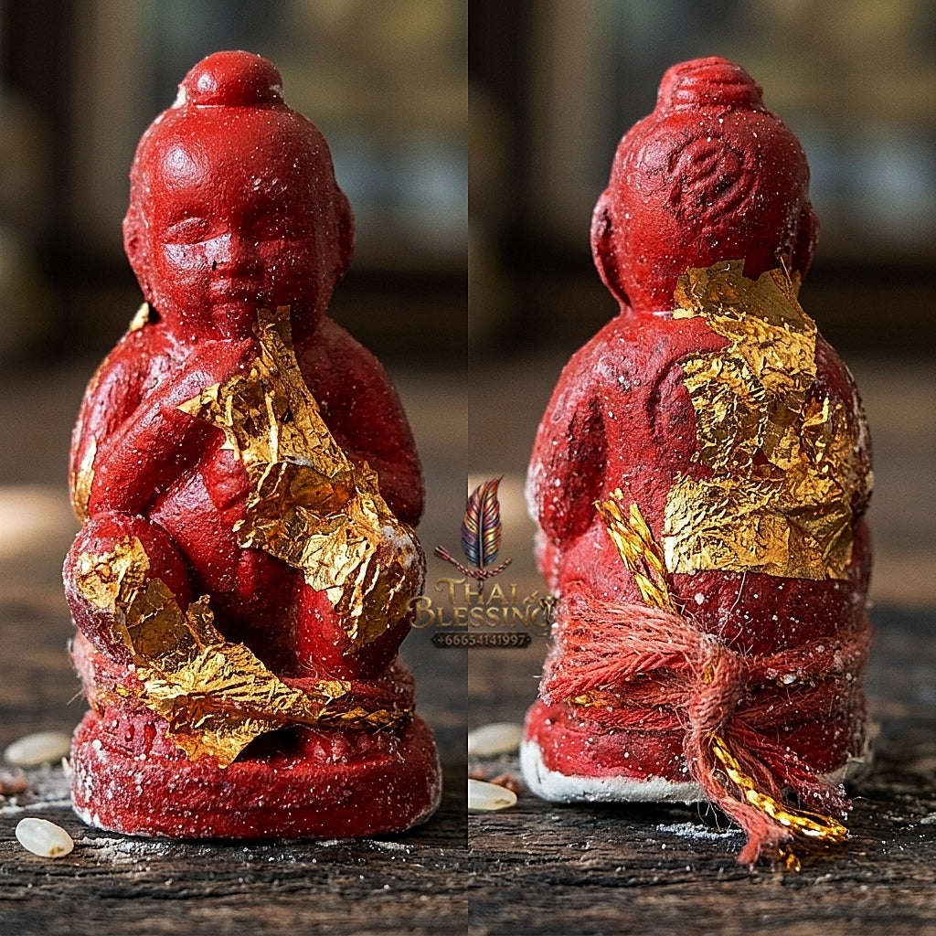 💥 INSTANT WEALTH MAGNET! Grade Millionaire Placenta-Sucking Kuman Thong Wealth Effigy for Infinite Cash Flow, Business Success, and Curio Collectible Heritage