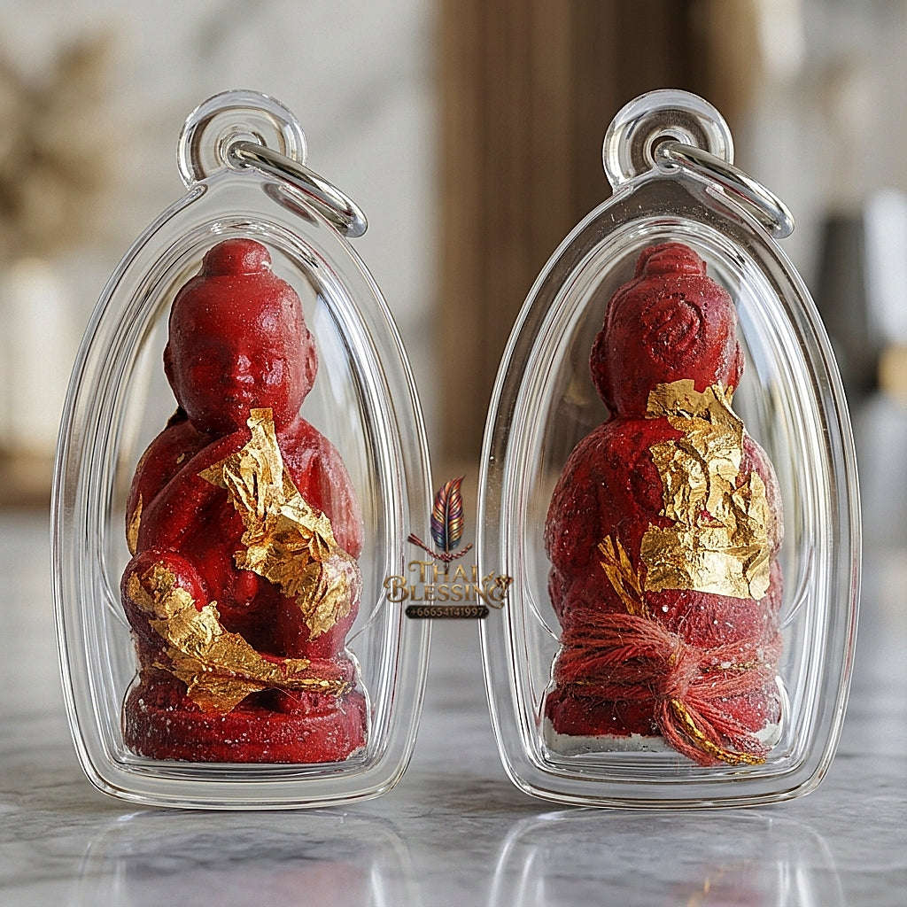 💥 INSTANT WEALTH MAGNET! Grade Millionaire Placenta-Sucking Kuman Thong Wealth Effigy for Infinite Cash Flow, Business Success, and Curio Collectible Heritage