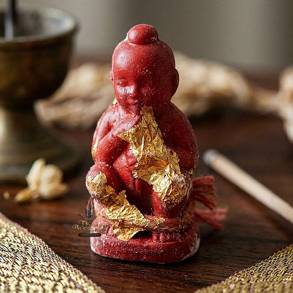 💥 INSTANT WEALTH MAGNET! Grade Millionaire Placenta-Sucking Kuman Thong Wealth Effigy for Infinite Cash Flow, Business Success, and Curio Collectible Heritage