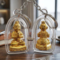 💥 GOLDEN WEALTH MAGNET! Grade Gold-Plated Kuman Phrai Sitthi Chok Wealth Effigy for Infinite Cash Flow, Business Success, and Curio Collectible Heritage