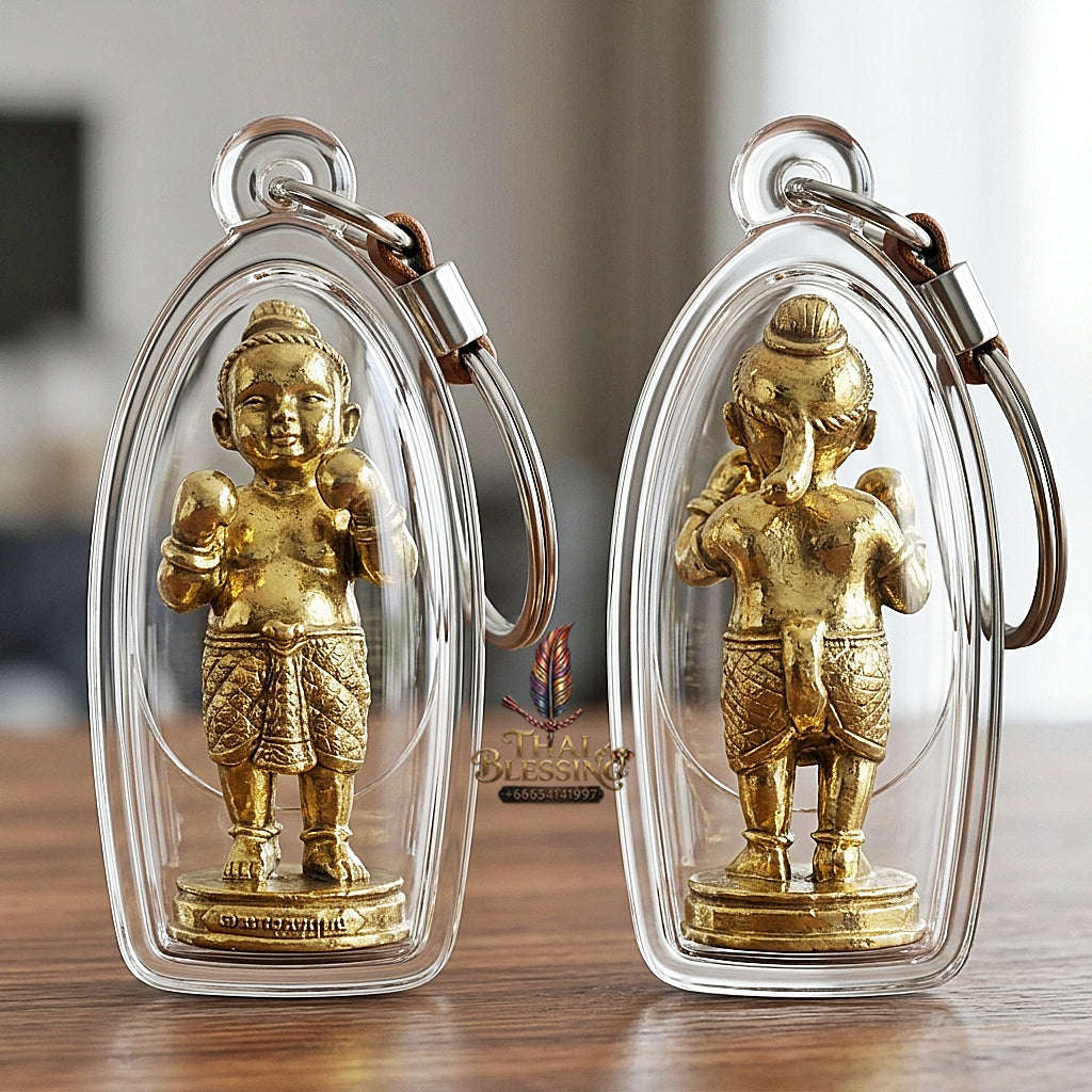 💥 DOUBLED WEALTH MAGNET! Kuman Setthi Faet Siam Siamese Twin Doll Kuman Thong Wealth Effigy for Abundant Wealth, Business Success, and Curio Collectible Heritage