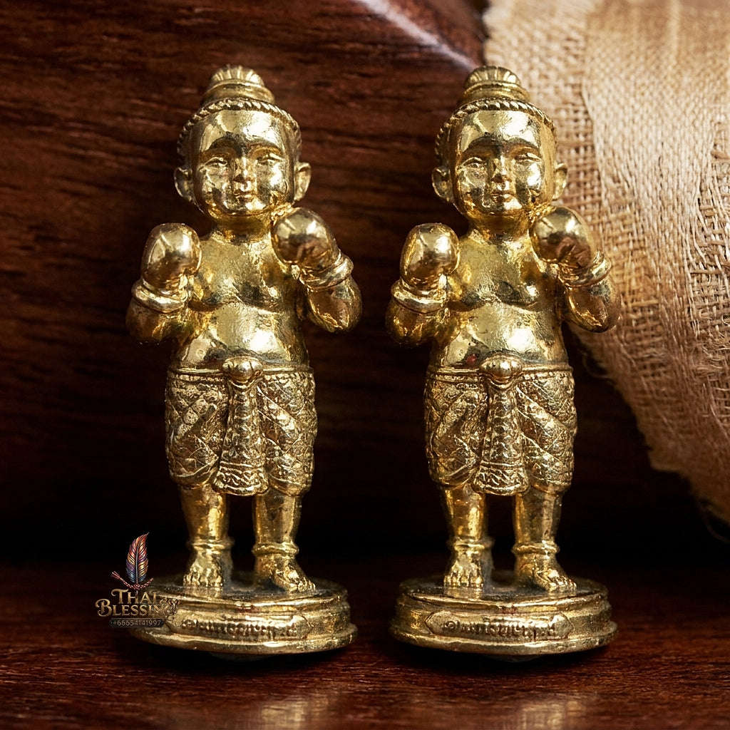 💥 DOUBLED WEALTH MAGNET! Kuman Setthi Faet Siam Siamese Twin Doll Kuman Thong Wealth Effigy for Abundant Wealth, Business Success, and Curio Collectible Heritage