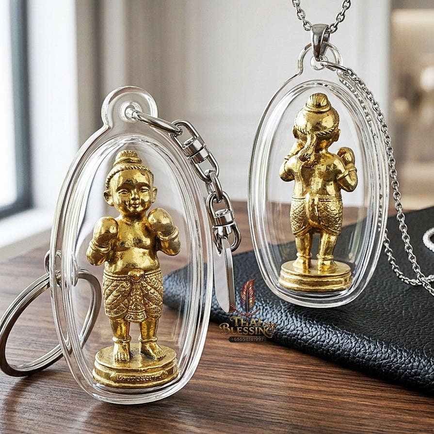 💥 DOUBLED WEALTH MAGNET! Kuman Setthi Faet Siam Siamese Twin Doll Kuman Thong Wealth Effigy for Abundant Wealth, Business Success, and Curio Collectible Heritage