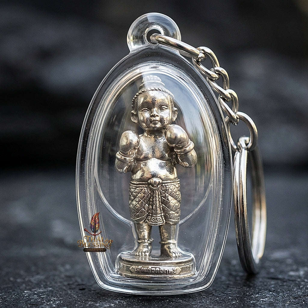 💥 VICTORIOUS WEALTH MAGNET! Kuman Setthi Faet Siam Chok Muai Siamese Twin Boxer Kuman Thong Wealth Effigy for Abundant Wealth, Business Success, and Curio Collectible Heritage
