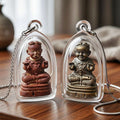 💥 SPECIAL-FILLED WEALTH MAGNET! Kuman Thong Bronze Effigy with Silver Takrut for Abundant Wealth, Business Success,