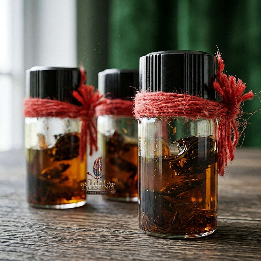 💥 GIANT WILD HONEYBEE WEALTH MAGNET! Nam Man Phueng Luang Sacred Oil for Absolute Wealth Preservation, Family Harmony, and Curio Collectible Heritage