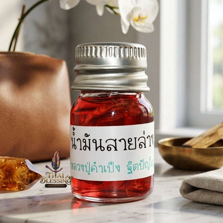 💥 LOWER-LINEAGE SEDUCTION & CHARM MAGNET! Luang Pu Kruba Kampeng 2024 Master-Grade Nam Man Sai Lang Maha Saneh Occult Oil for Primal Fascination, Irresistible Magnetism, and Curio Collectible Heritage
