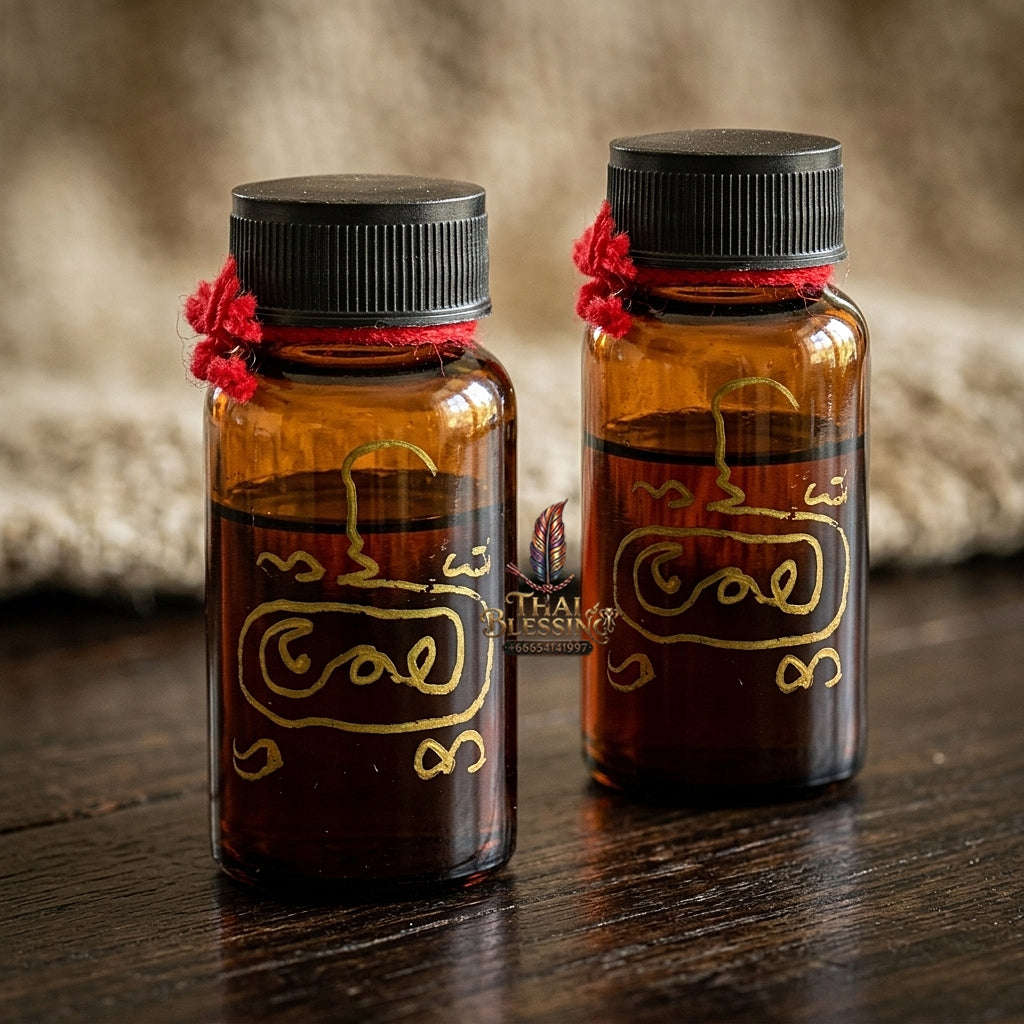 💥 NORTHERN LANNA SENSATION MAGNET!  Namman Phrai Mae Yi Wa Necromantic Charm Oil for Intense Personal Appeal, Social Harmony, and Curio Collectible Heritage