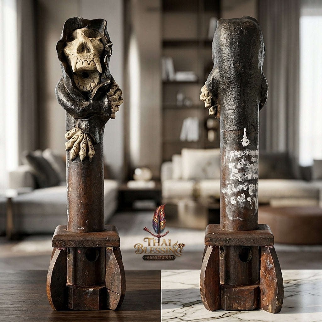 💥 SPECULATIVE WEALTH MAGNET!  Pho Phrai Setthi Spirit Effigy for Massive Cash Flow, Business Success, and Curio Collectible Heritage