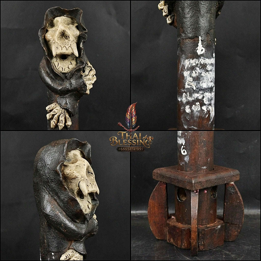 💥 SPECULATIVE WEALTH MAGNET!  Pho Phrai Setthi Spirit Effigy for Massive Cash Flow, Business Success, and Curio Collectible Heritage