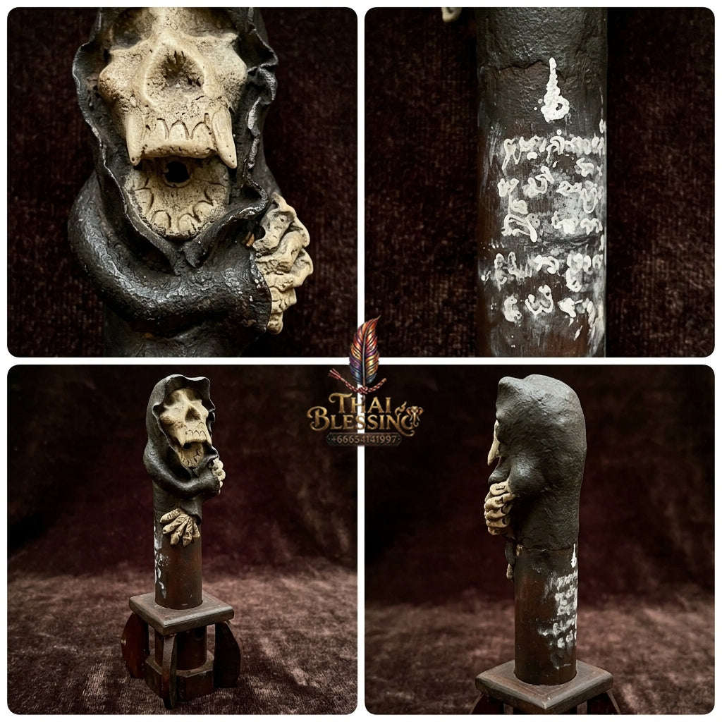 💥 SPECULATIVE WEALTH MAGNET!  Pho Phrai Setthi Spirit Effigy for Massive Cash Flow, Business Success, and Curio Collectible Heritage