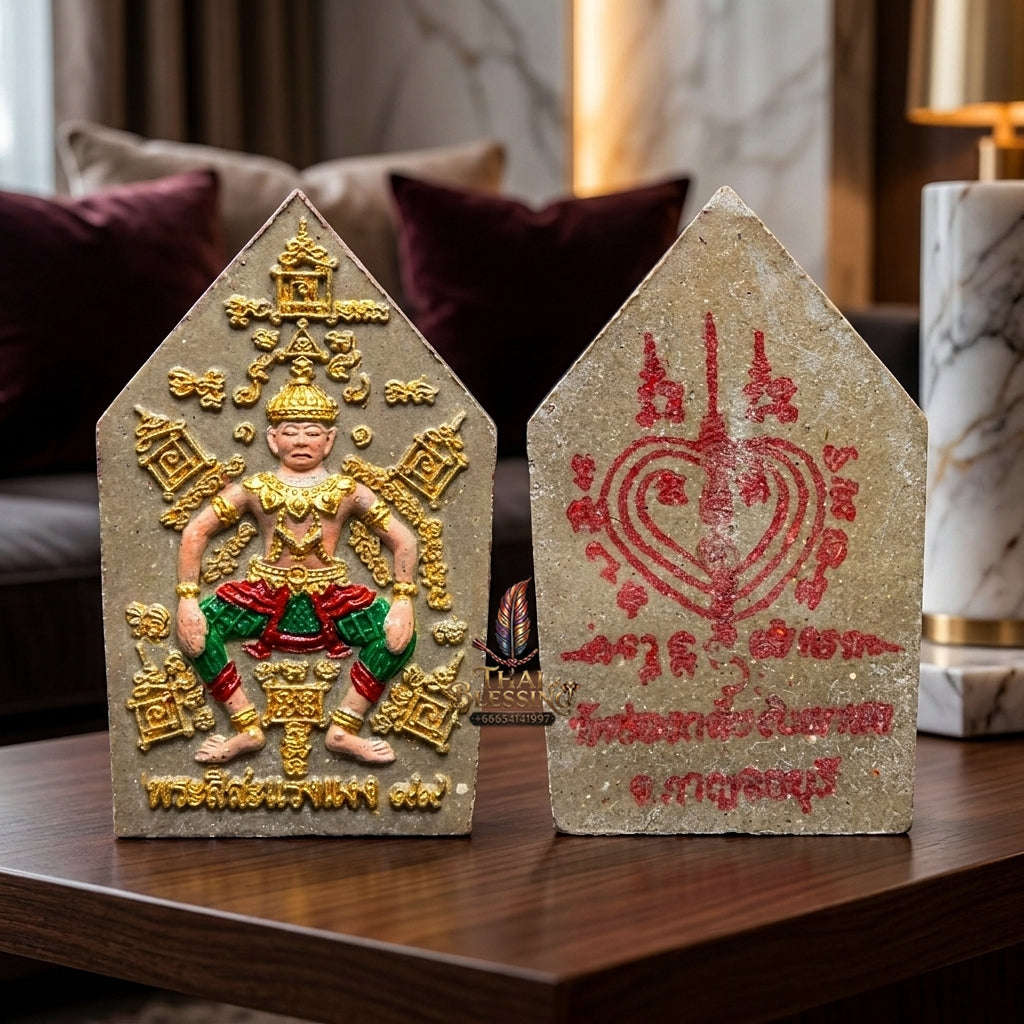 ✨ Phra Sila Laeng Aeng (Holy Powder Edition, Wat Khao Chong Kling Chong Krot, Empowered by Luang Pu Yam of Wat Sam Ngam, 2556 / 2013) - Maha Saneh, Metta Mahaniyom & Playboy Charm Edition