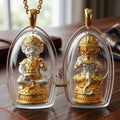 Sacred Si Hu Ha Ta Bronze Amulet "Sap Mongkhon Edition" by Phra Kru Palat Thanapat Wat Tham Chai Mongkhon 2025 for Ultimate Wealth Magnetism and Miraculous Windfalls