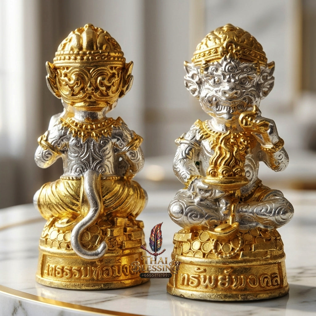 Sacred Si Hu Ha Ta Bronze Amulet "Sap Mongkhon Edition" by Phra Kru Palat Thanapat Wat Tham Chai Mongkhon 2025 for Ultimate Wealth Magnetism and Miraculous Windfalls