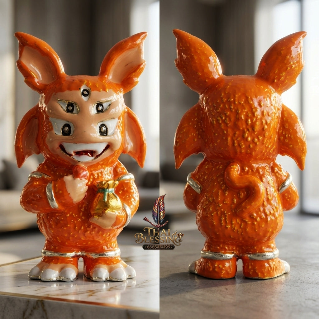 Sacred Si Hu Ha Ta Enamelled Bronze Amulet "Ruay Tan Thi Edition" by Kruba Chaiya Patphapee, Satharn Tham Doi Duang Kaew Sappanyoo 2025 for Instant Wealth and Miraculous Windfalls