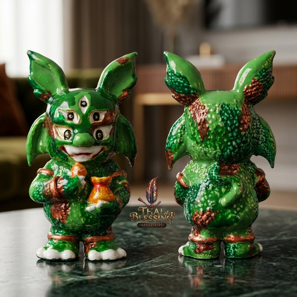 Sacred Si Hu Ha Ta Enamelled Bronze Amulet "Ruay Tan Thi Edition" by Kruba Chaiya Patphapee, Satharn Tham Doi Duang Kaew Sappanyoo 2025 for Instant Wealth and Miraculous Windfalls