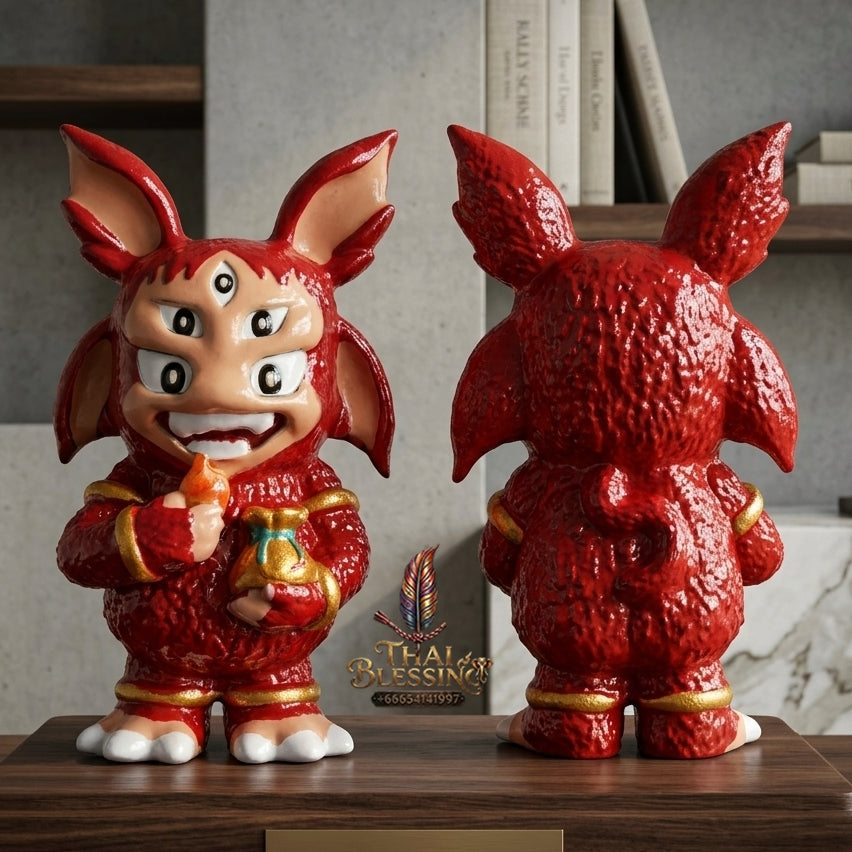 Sacred Si Hu Ha Ta Enamelled Bronze Amulet "Ruay Tan Thi Edition" by Kruba Chaiya Patphapee, Satharn Tham Doi Duang Kaew Sappanyoo 2025 for Instant Wealth and Miraculous Windfalls