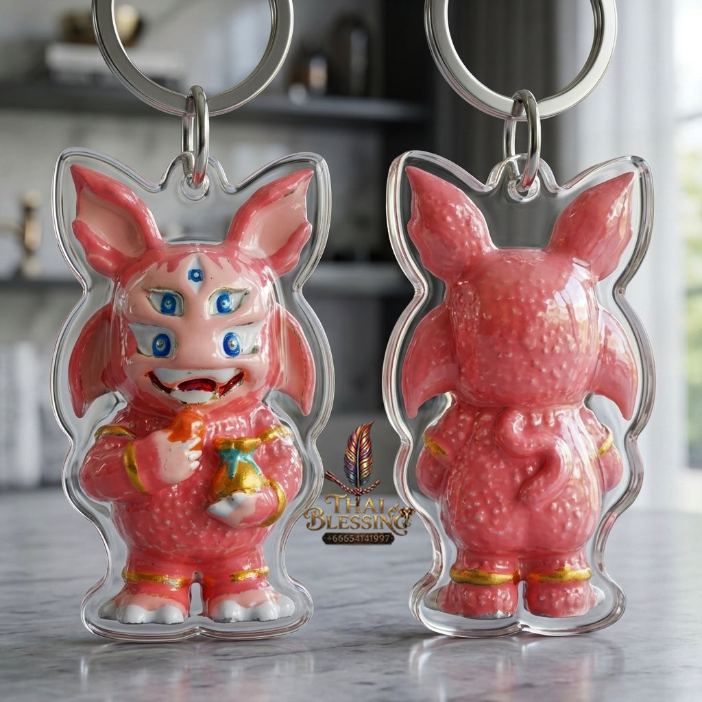 Sacred Si Hu Ha Ta Enamelled Bronze Amulet "Ruay Tan Thi Edition" by Kruba Chaiya Patphapee, Satharn Tham Doi Duang Kaew Sappanyoo 2025 for Instant Wealth and Miraculous Windfalls