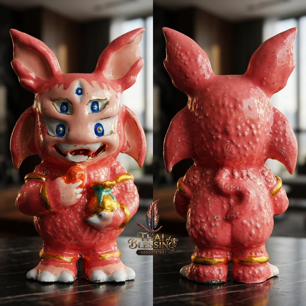 Sacred Si Hu Ha Ta Enamelled Bronze Amulet "Ruay Tan Thi Edition" by Kruba Chaiya Patphapee, Satharn Tham Doi Duang Kaew Sappanyoo 2025 for Instant Wealth and Miraculous Windfalls