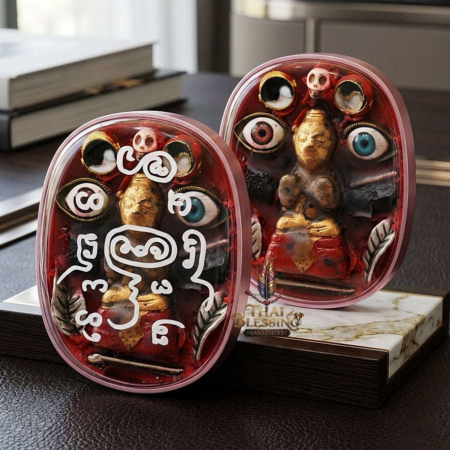 💥 KUMAN THONG WEALTH & SPIRIT MAGNET! See Phueng Kuman Thong Sacred Wax for Devoted Spirit Guardianship, Abundant Luck, and Curio Collectible Heritage