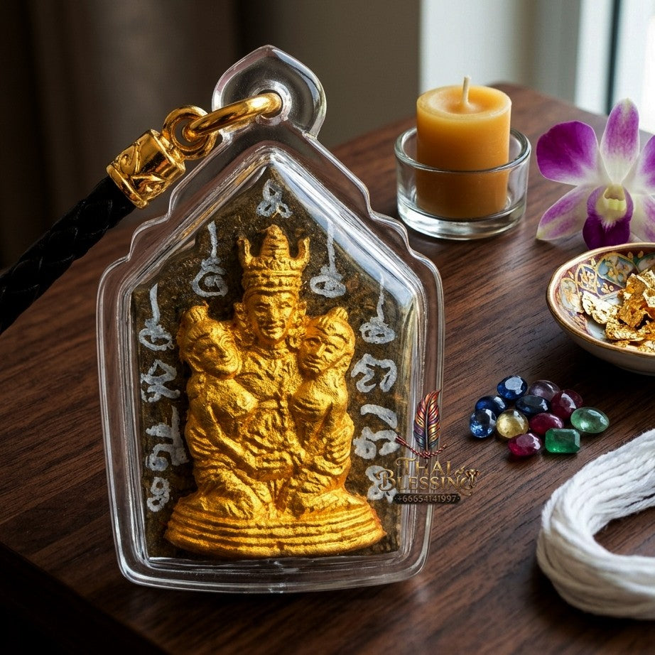 ✨ "พระขุนแผนล้านนา พญาเขาคำ" รุ่นเสน่ห์นางครวญ แรงฤทธิ์อิทธินารี (ปี 2569) โดย ครูบาหน่อง วัดอุทัยธาราม: สุดยอดเครื่องรางมหาเสน่ห์สายล้านนาขนานแท้ ดึงดูดใจสะกดจิตผู้คน เลี่ยมกรอบอะคริลิคกันน้ำพร้อมบูชา!