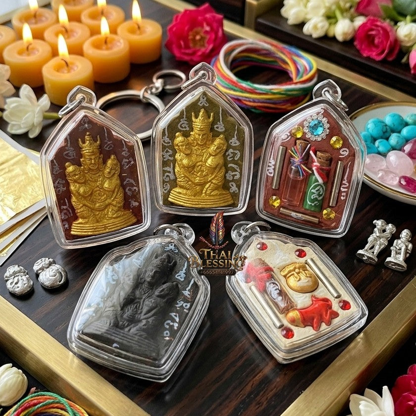 ✨ "พระขุนแผนล้านนา พญาเขาคำ" รุ่นเสน่ห์นางครวญ แรงฤทธิ์อิทธินารี (ปี 2569) โดย ครูบาหน่อง วัดอุทัยธาราม: สุดยอดเครื่องรางมหาเสน่ห์สายล้านนาขนานแท้ ดึงดูดใจสะกดจิตผู้คน เลี่ยมกรอบอะคริลิคกันน้ำพร้อมบูชา!