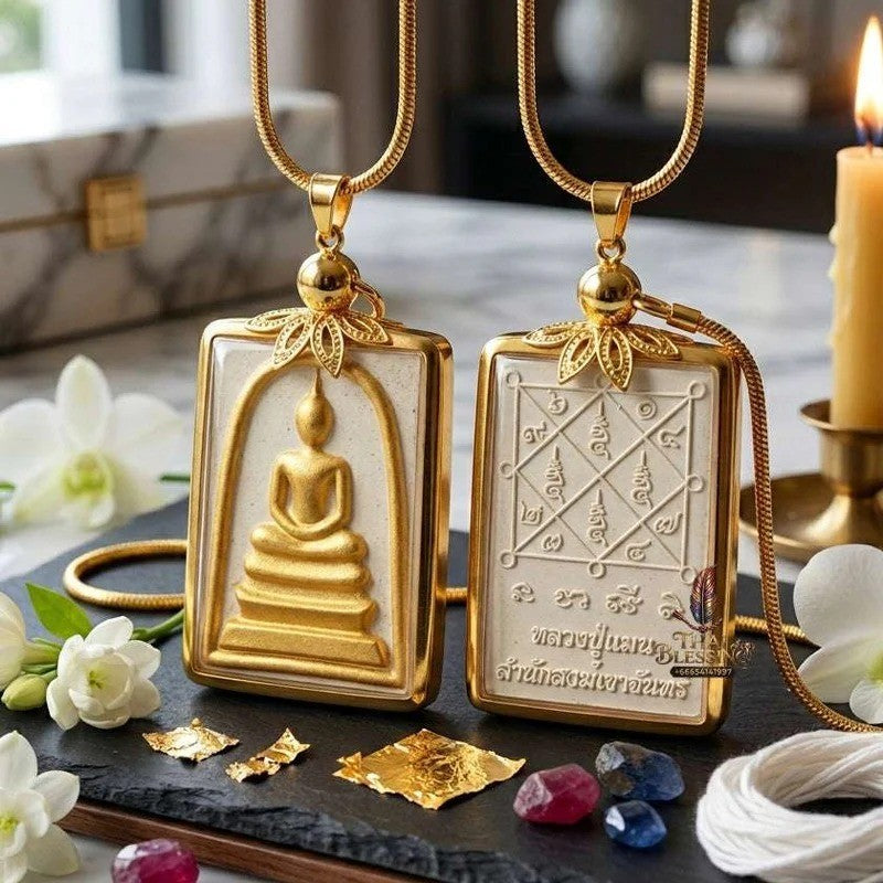 ✨ "พระสมเด็จหนุนดวง" รุ่นลาภผลพูนทวี หลวงปู่แม้น สำนักสงฆ์เขาจันทร์ จ.ฉะเชิงเทรา (ปี 2566): สุดยอดพระเนื้อผงพุทธคุณสีขาวปัดทอง ยันต์ครูใหญ่ตรีนิสิเห พลิกฟื้นชะตารุ่งเรืองและเรียกมหาโชคลาภ เลี่ยมกรอบไมครอนหรูหราพร้อมบูชาทันที!
