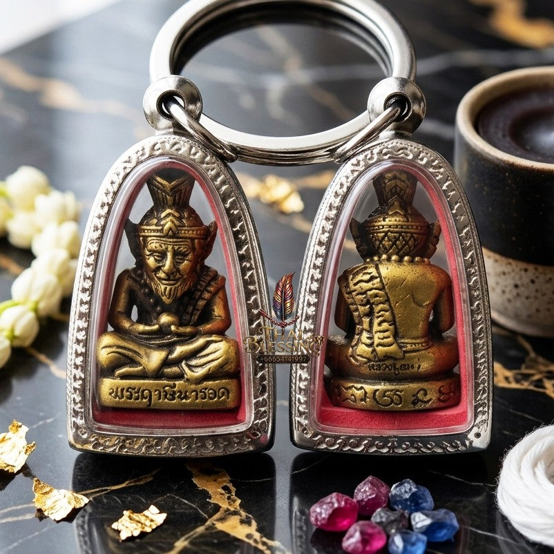 ✨ "บรมครูปู่ฤาษีนารอด" เนื้อทองระฆังชุบซาติน (ปี 2567) โดย หลวงปู่แม้น สำนักสงฆ์เขาจันทร์: สุดยอดบรมครูแห่งสรรพวิชา เมตตามหาเสน่ห์ โชคลาภ และเกราะแก้วคุ้มครองภัย!