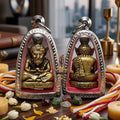 ✨ "บรมครูปู่ฤาษีนารอด" เนื้อทองระฆังชุบซาติน (ปี 2567) โดย หลวงปู่แม้น สำนักสงฆ์เขาจันทร์: สุดยอดบรมครูแห่งสรรพวิชา เมตตามหาเสน่ห์ โชคลาภ และเกราะแก้วคุ้มครองภัย!
