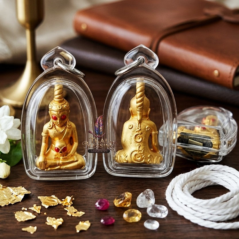 ✨ "พญางั่งมหามนต์" เนื้อสัมฤทธิ์ชุบทอง พระอาจารย์อำนาจ สำนักปฏิบัติธรรมมหาวีโร (ปี 2565): สุดยอดพุทธศิลป์เครื่องรางสายเมตตามหาเสน่ห์ โชคลาภพุ่งแรง และค้าขายร่ำรวย!