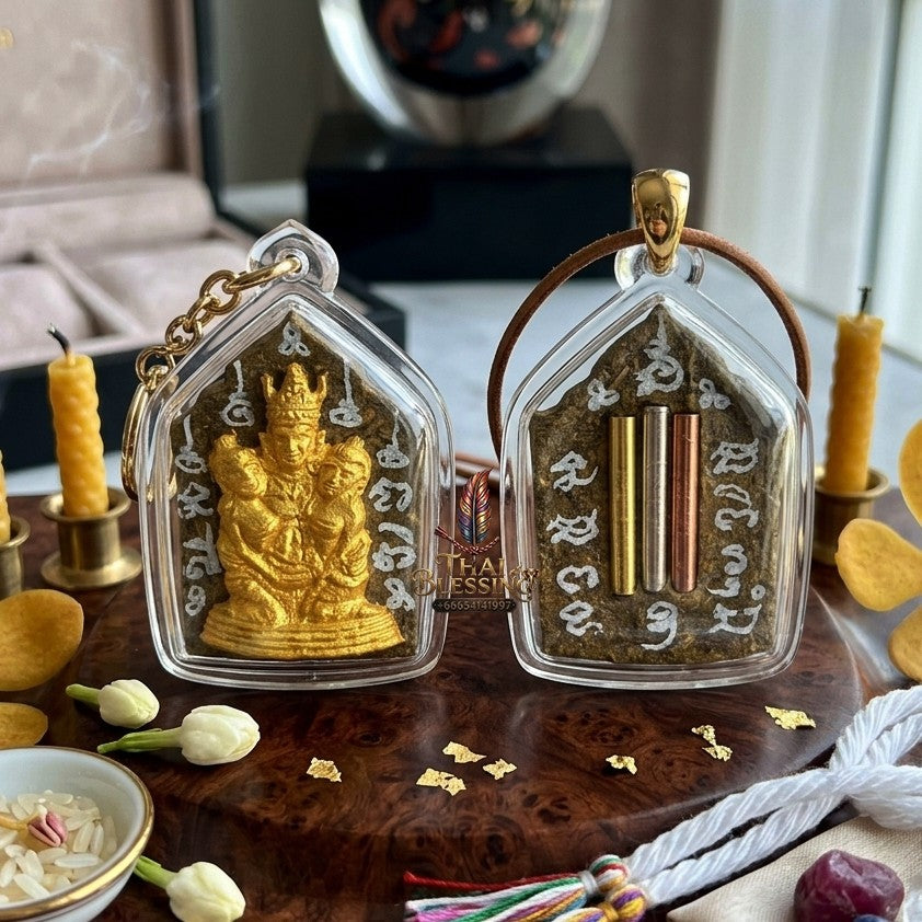 ✨ "พระขุนแผนล้านนา พญาเขาคำ" รุ่นเสน่ห์นางครวญ แรงฤทธิ์อิทธินารี (ปี 2569) โดย ครูบาหน่อง วัดอุทัยธาราม: สุดยอดเครื่องรางมหาเสน่ห์สายล้านนาขนานแท้ ดึงดูดใจสะกดจิตผู้คน เลี่ยมกรอบอะคริลิคกันน้ำพร้อมบูชา!