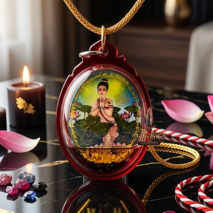 ✨ ล็อกเก็ต "บัวบังใบ" ขนาดเล็ก (ปี 2559) โดย อาจารย์ทรงยศ: สุดยอดเครื่องรางสาย "เสน่ห์เมตตาซ่อนเร้น" ตำรับล้านนาที่ดึงดูดทั้งโชคลาภและความรักอย่างน่าอัศจรรย์