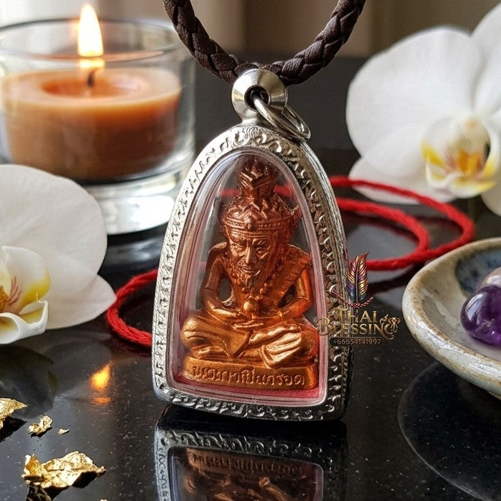 ✨ "บรมครูปู่ฤาษีนารอด" เนื้อสัตตะโลหะผิวรุ้ง (ปี 2567) โดย หลวงปู่แม้น สำนักสงฆ์เขาจันทร์: สุดยอดบรมครูแห่งสรรพวิชา รุ่นพิเศษผิวรุ้งตระการตา รวมพลังคุ้มครอง เมตตามหาเสน่ห์ และโชคลาภวาสนาขั้นสุด!