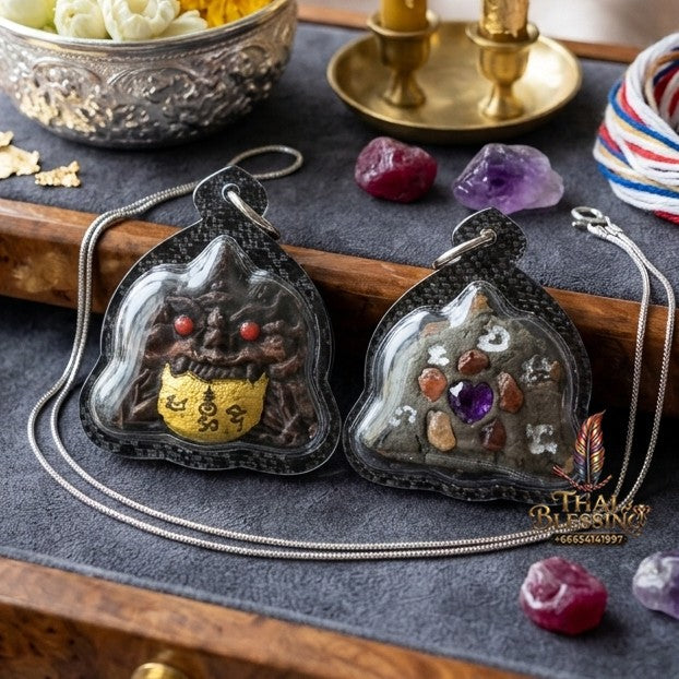 ✨ "พญาราหูชูชะตา" กะลาแกะตาพูน รุ่นปี 2554 โดย ปู่เข็มทอง ฆราวาสในดงแห่งเพชรบูรณ์: สุดยอดเครื่องรางพลิกฟื้นดวงชะตา แก้ปีชง หนุนชีวิตให้รุ่งเรืองและเรียกทรัพย์!