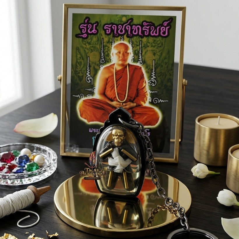 ✨ "พรายพ่อทองล้น" เนื้อผงว่านเลี่ยมน้ำมัน พระอาจารย์มานิตย์ วัดบ้านหนองแคน (ปี 2560): สุดยอดเครื่องรางมหาเศรษฐีเรียกทรัพย์ ดึงดูดเงินทองและความรักขั้นสูงสุด!