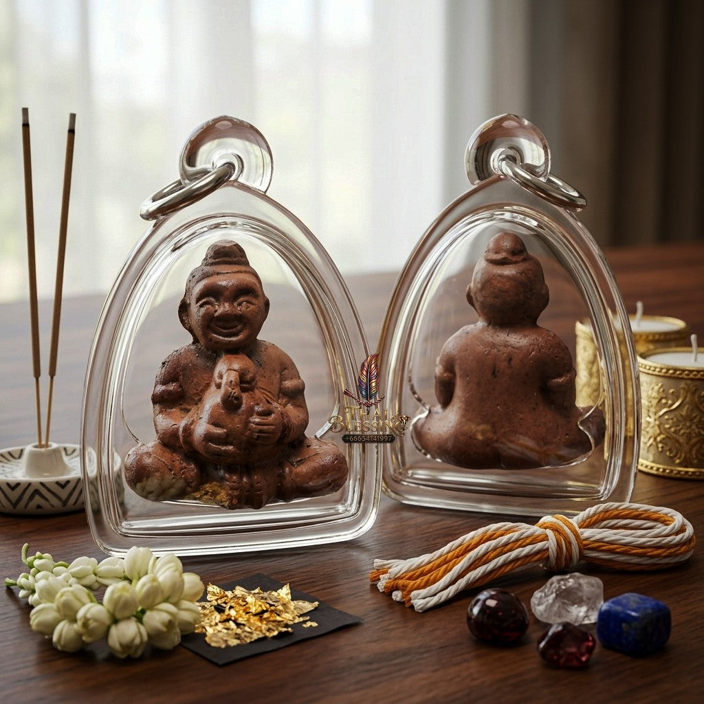 ✨ กุมารทอง "จ่ำม่ำ" (ปี 2562) โดย ครูบาคำฝั้น วัดกอโชค: กุมารเทพสายเมตตา ผู้เรียกทรัพย์และบันดาลความอุดมสมบูรณ์ให้ธุรกิจรุ่งเรือง!