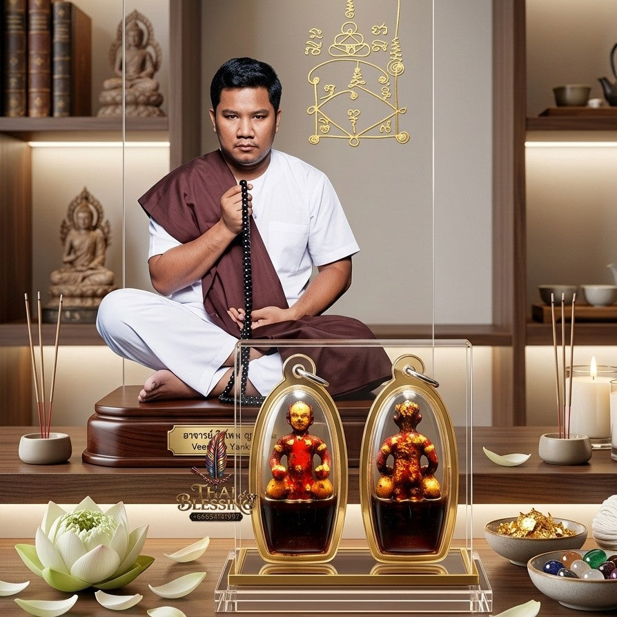 ✨ กุมารทอง (แช่น้ำมันอาถรรพ์) ปี 2555 โดย อาจารย์วีรเทพ ญาณครูประสิทธิ์: สุดยอดเครื่องรางสาย "กุมารเทพ-พรายอาถรรพ์" ที่แรงและขลังที่สุดในเรื่องการเรียกทรัพย์และเฝ้าสมบัติ!