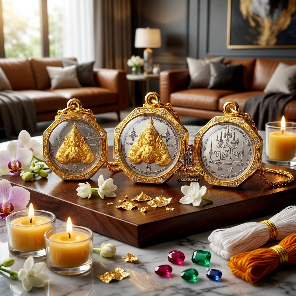 ✨ "เหรียญพระราหูทรงฤทธิ์ รุ่นพิเศษ" เนื้อสัมฤทธิ์ชุบแบล็คโรเดียม ประดับกรอบทอง 18K (ปี 2559) โดย พระอาจารย์เล็ก วัดถ้ำเขาน้อย: สุดยอดวัตถุมงคลดีไซน์พรีเมียม หนุนดวงเรียกทรัพย์ และป้องกันภัยเหนือระดับ!