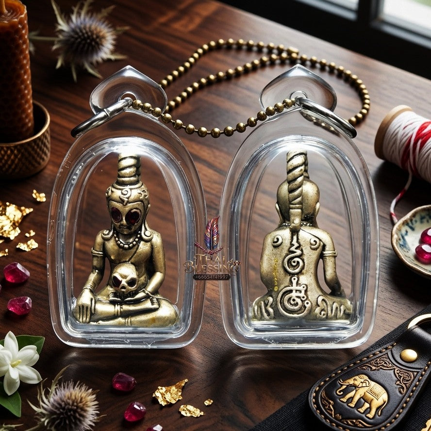 ✨ "พญางั่งมหามนต์" เนื้อชนวนอาถรรย์รมซาตินเงิน (ปี 2565) โดย พระอาจารย์อำนาจ สำนักปฏิบัติธรรมมหาวีโร: สุดยอดเครื่องรางมหาเสน่ห์และโชคลาภ ค้าขายปัง เลี่ยมกรอบอะคริลิคกันน้ำพร้อมบูชา!