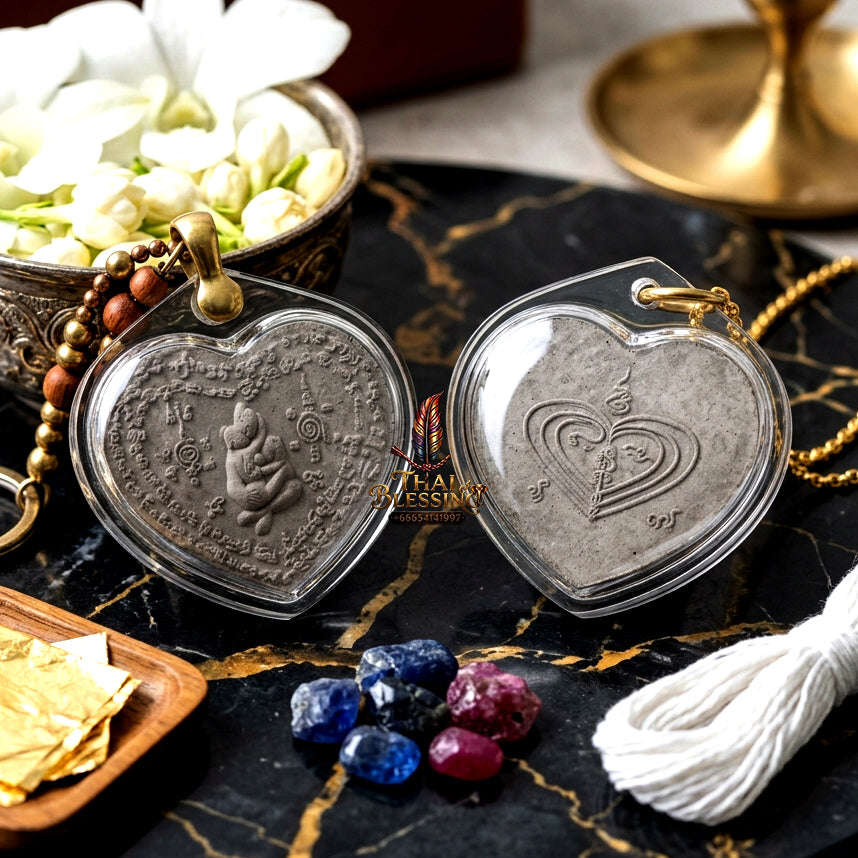 ✨ [The Primal Sovereign of Absolute Desire & Obsession] Sacred "Inn Khu Maha Saneh" (The Great Charm Inn) – Ultra-Potent "Phong Phrai" (Spirit Powder) Edition – Master-Blessed by Rue Si Amnat Thong Charoen (2015)