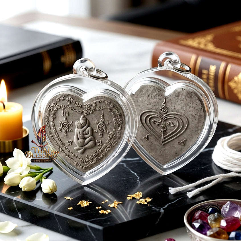 ✨ [The Primal Sovereign of Absolute Desire & Obsession] Sacred "Inn Khu Maha Saneh" (The Great Charm Inn) – Ultra-Potent "Phong Phrai" (Spirit Powder) Edition – Master-Blessed by Rue Si Amnat Thong Charoen (2015)