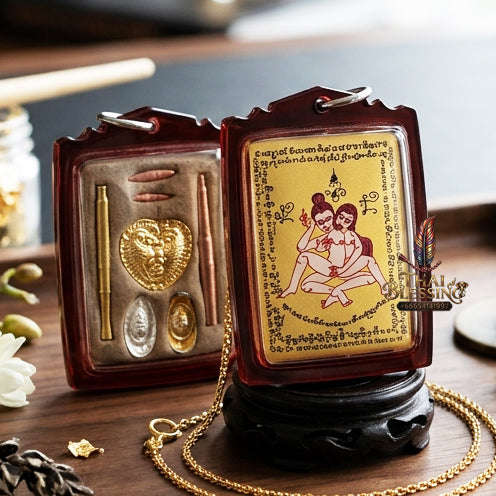 ✨ [The Sovereign of Infinite Allure: Master-Edition Locket] Sacred "Phaya The Krua" (The Lord of Universal Enticement) – Special "Gold-Field" Master-Teacher Edition (Female-to-Female Attraction)